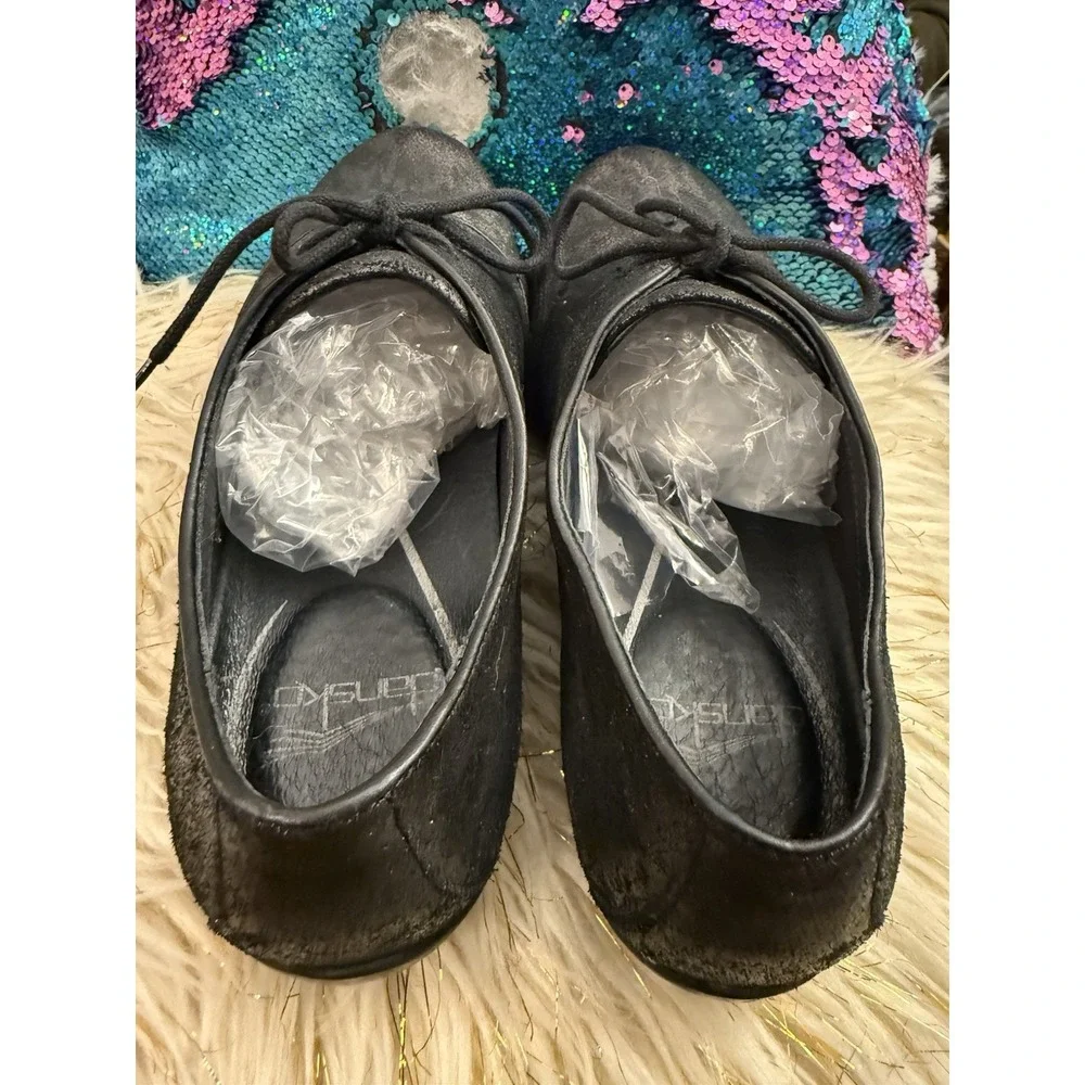 Dansko Womens Shoes Olive Size 7.5/8 EUR 38 Black Oxford Pro Nurse Pre Owned